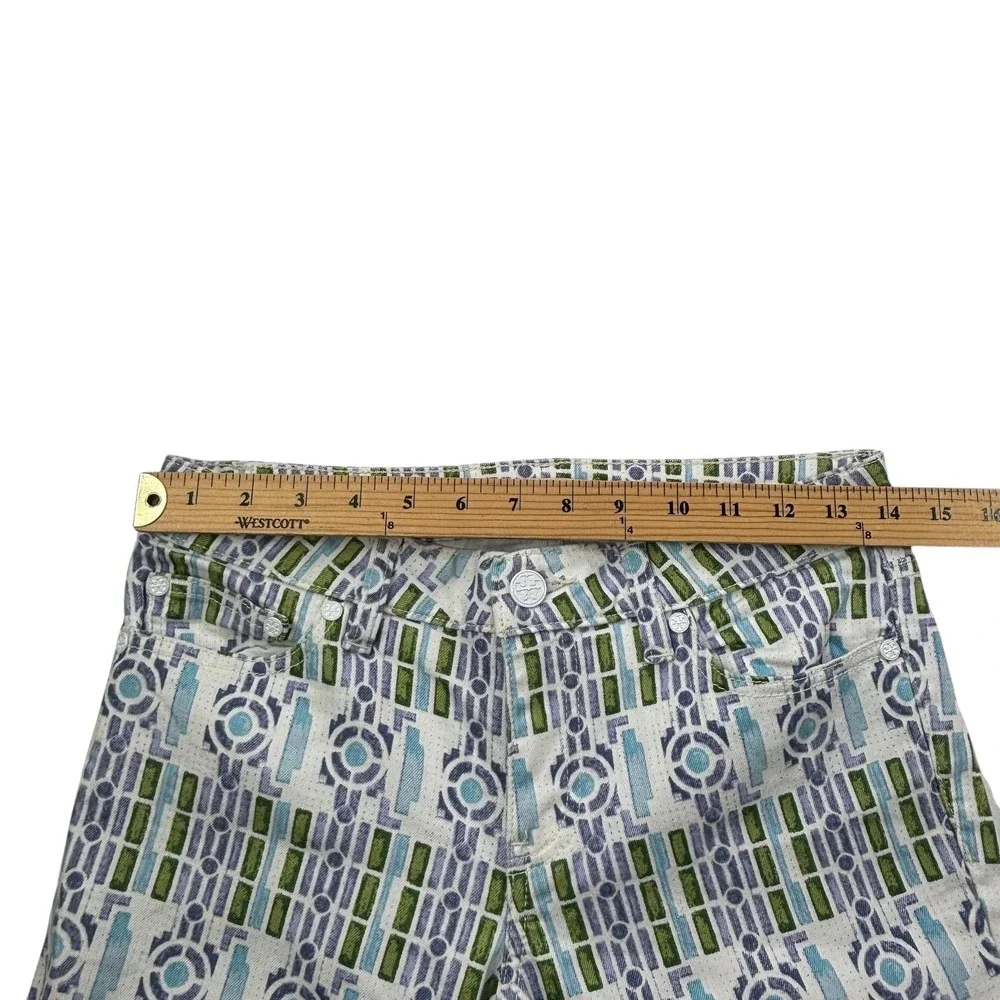 Tory Burch Printed Women's Size 28 Geometric Pattern Skinny‎ Jeans 27